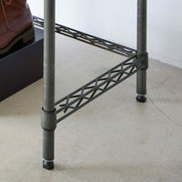 【軒先渡し】エレクター　ベーシックシリーズ　ヴィンテージ　3方クロスバー　幅1200×奥行450mm シルバー B1848VTWS 1枚（直送品）