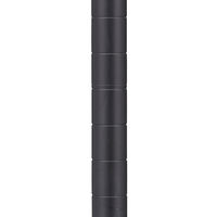 【軒先渡し】エレクター　ベーシックシリーズ　ポール　高さ1200mm ブラック B48PB2　1組2本（直送品）