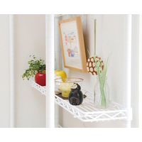 【軒先渡し】エレクター　ベーシックシリーズ　ハーフシェルフ　奥行900mm用 ホワイト B736W 1枚（直送品）