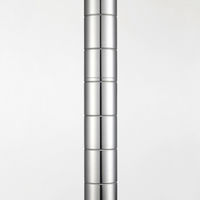 【軒先渡し】エレクター　ベーシックシリーズ　ポール　高さ2200mm ステンレス B86PS2　1組2本（直送品）