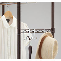 【軒先渡し】エレクター　ベーシックシリーズ　フック　クローム　BFC　4個入（直送品）