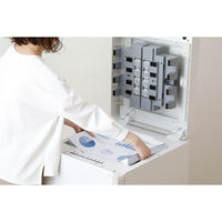 A3 A4 クロスカットシュレッダー (100L/最大細断枚数A4 18枚、A3 15枚) 大型 業務用 AFS3350C アイリスオーヤマ（直送品）