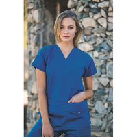 SmartScrubs ユニセックス 6ポケットスナップトップ ロイヤル XS Z1J15-RYL-XS 1枚　スクラブ（直送品）