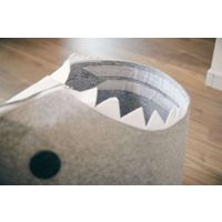 アンファンス 収納ボックス 折りたたみ フェルト ストレージ サメ ライトグレー 298269 1個（直送品）