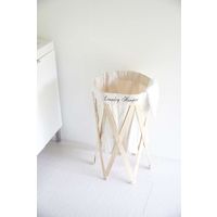 アンファンス ランドリーバスケット Laundry Hamper 折りたたみ ナチュラル×アイボリー 315623 1個（直送品）