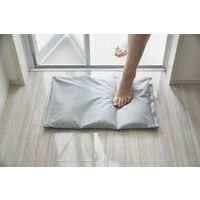 アンファンス 珪藻土バスマット 56×36cm 珪藻土ソフトバスマット やわらかい 珪藻土 バスマット 速乾 グレー 336680 1個（直送品）