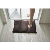 アンファンス 珪藻土バスマット 56×36cm 珪藻土ソフトバスマット やわらかい 珪藻土 バスマット 速乾 ブラウン 336679 1個（直送品）