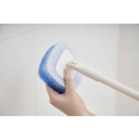 アイセン バスブラシ 激キレバスクリーナー 風呂掃除 スポンジ 柄付き 355793 1個