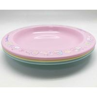 オーエスケー プレート 3枚入り 18cm すみっコぐらし プラスチック 日本製 381074 1個（直送品）