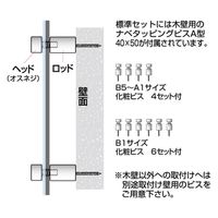 常磐精工 ウォールメイキャップホワイトB5 WTW-B5 1台（直送品）