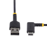 Startech.com USBケーブル/A-C/30cm/USB2.0/L型/高耐久 R2ACR-30C-USB-CABLE 1本