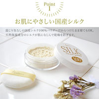 コモライフ ビューナ シルクのスキンケアパウダー100 391448 1個入（直送品）