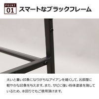 エイ・アイ・エス バルネ ハンガーラック 幅600×奥行400×高さ1500mm ブラウン BRN-05HR BR 1台（直送品）