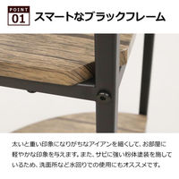 エイ・アイ・エス バルネ コーナーラック ブラウン BRN-10CR BR 1台