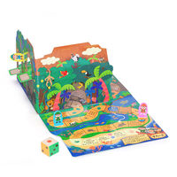 りったいすごろく じゃんぐるたんけん おうち遊び おもちゃ すごろく ゲーム 484-041 2個 銀鳥産業（直送品）