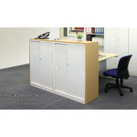 ネットフォース イーセンブリー 引戸書庫3段 カウンター EA-8040-3H2-2CT-BKWH 1セット（直送品）