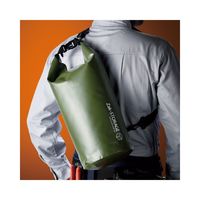 高儀 ZakーSTORAGE ウォーターレジストバッグ グリーン WRBー2G 4907052659179 1セット(10個)（直送品）