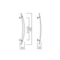 杉田エース ロートアイアン ドアハンドルHW1401ーAT BV3799242 1SET（直送品）