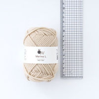 原ウール Knitworm メリノL グレー 1セット（5玉）（直送品）