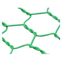 吉田隆 ビニール亀甲金網 0.85×10×450mm グリーン 1M巻 00956210 1個