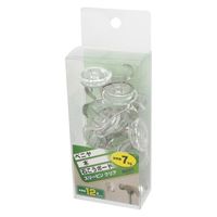 大一鋼業 スリーピンフック クリア お徳用 TH-C2 1パック(12個入)