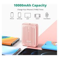 ZENDURE <モバイルバッテリー/ZENDURE>Super Mini ピンク ZDSM10PD-PK 1個（直送品）