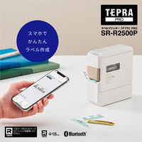 キングジム ラベルプリンター テプラ PRO SR-R2500Pシロ 1台