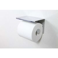 OPUS トイレットペーパーホルダー Kochel ケッヘル ステンレス スマホテーブル シングル バータイプ ヘアライン仕上げ（直送品）