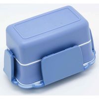 オーエスケー お弁当箱 2段 抗菌 DISH UP LUNCH 600ml ランチボックス ブルー 341308 1個（直送品）