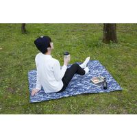 イケックス工業 レインコート レインポンチョ 窓付き 雨具 カモフラ 356265 1個（直送品）