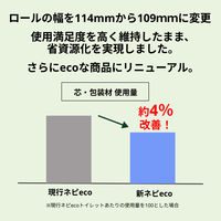 トイレットペーパー 4ロール ダブル 50m ネピア ネピエコ トイレットロール 2倍巻き 1箱(12パック) 王子ネピア