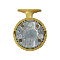 ハイロジック 97076 壁付ブラケット脱着タイプ ゴールド 1箱(12個入)（直送品）