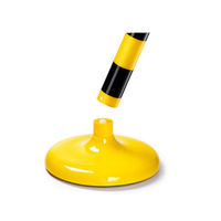 セーフラン安全用品 注水チェーンスタンド 黄黒 (2台セット) TW011-Y/B 1セット(2台入)（直送品）