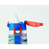スケーター 水筒 プラスチック ストロー ストローホッパー プラレール 480ml 子供 軽量 319248 1個（直送品）