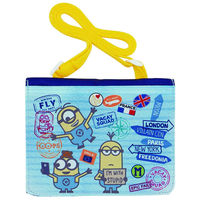 スケーター ポケットティッシュポーチ ショルダー付 おでかけ2WAYポケット ミニオンズ 385019 1個（直送品）