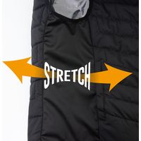 GLADIATOR G-8079 ボルトヒートクルーネックベスト L ブラック コーコス信岡 1着（直送品）