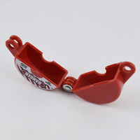 セーフラン安全用品 ゲートバルブロックアウトデバイス φ254~330mm 赤 37004-1 1個（直送品）