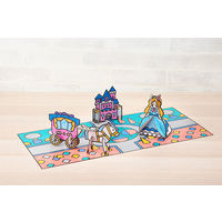 銀鳥産業 はじめてのダンボール工作キット おひめさま 305-142 1セット(5個)