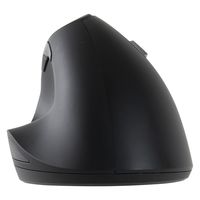 ナカバヤシ 無線静音5ボタンエルゴノミクスマウスブラック MUS-RKF179BK 1個（直送品）