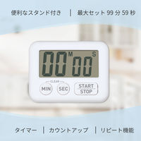 アスウィル 抗菌タイマー ホワイト KT119W 2個（直送品）
