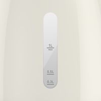 T-fal（ティファール）電気ケトル マチネ アイボリー 1.0L KO323AJP