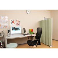 プラチナ万年筆 アコーデオンスクリーン H1650 グリーン(ホワイト柱) ADS-No16W-A1 1台（直送品）