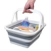 ファイン たためる洗い桶 8.5L FIN-706 1個