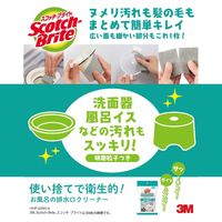 スリーエム(3M) スコッチブライト お風呂の排水口クリーナー お風呂掃除 研磨粒子 石鹸カス ヌメリ BDC-01 (8枚入×6)