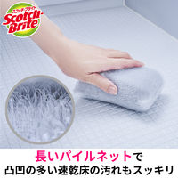 スリーエム(3M) スコッチブライト バスシャイン ロングパイルネットスポンジ お風呂掃除 グレー B-53K  (1個入)