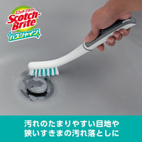 スリーエム(3M) スコッチブライト バスシャイン すきまブラシ お風呂掃除 抗菌 目地 壁 すきま B-511J  (1個入)
