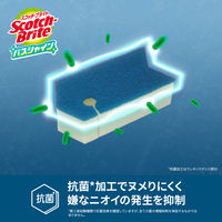スリーエム(3M) スコッチブライト バスシャイン 抗菌スポンジ(特殊研磨粒子つき) お風呂掃除 湯あか ブルー BM-12K (1個入×6)