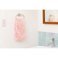 山崎産業 SUSU抗菌ストロングW　くるくるタオル　フェミニンピンク 4903180192557 1箱（2枚入）（直送品）