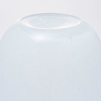 ホワイエ DGグラスベースφ12xH27 ホワイト 2C00030WH 1個（直送品）