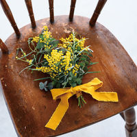 ヘッズ フリンジコットンブレンドリボン-8/マスタード(1巻) MFR-NR8 1セット(10パック×1巻)（直送品）